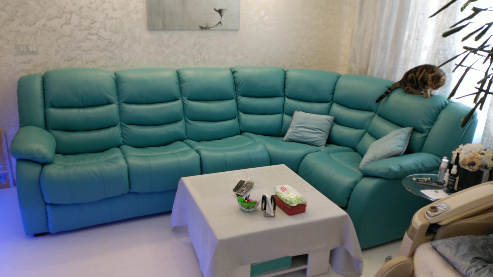 Перетяжка дивана на дому. Киреевск