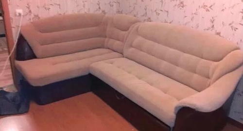 Перетяжка углового дивана. Киреевск