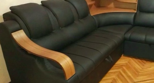 Перетяжка кожаного дивана. Киреевск